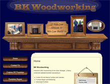 Tablet Screenshot of bkwoodworking.com